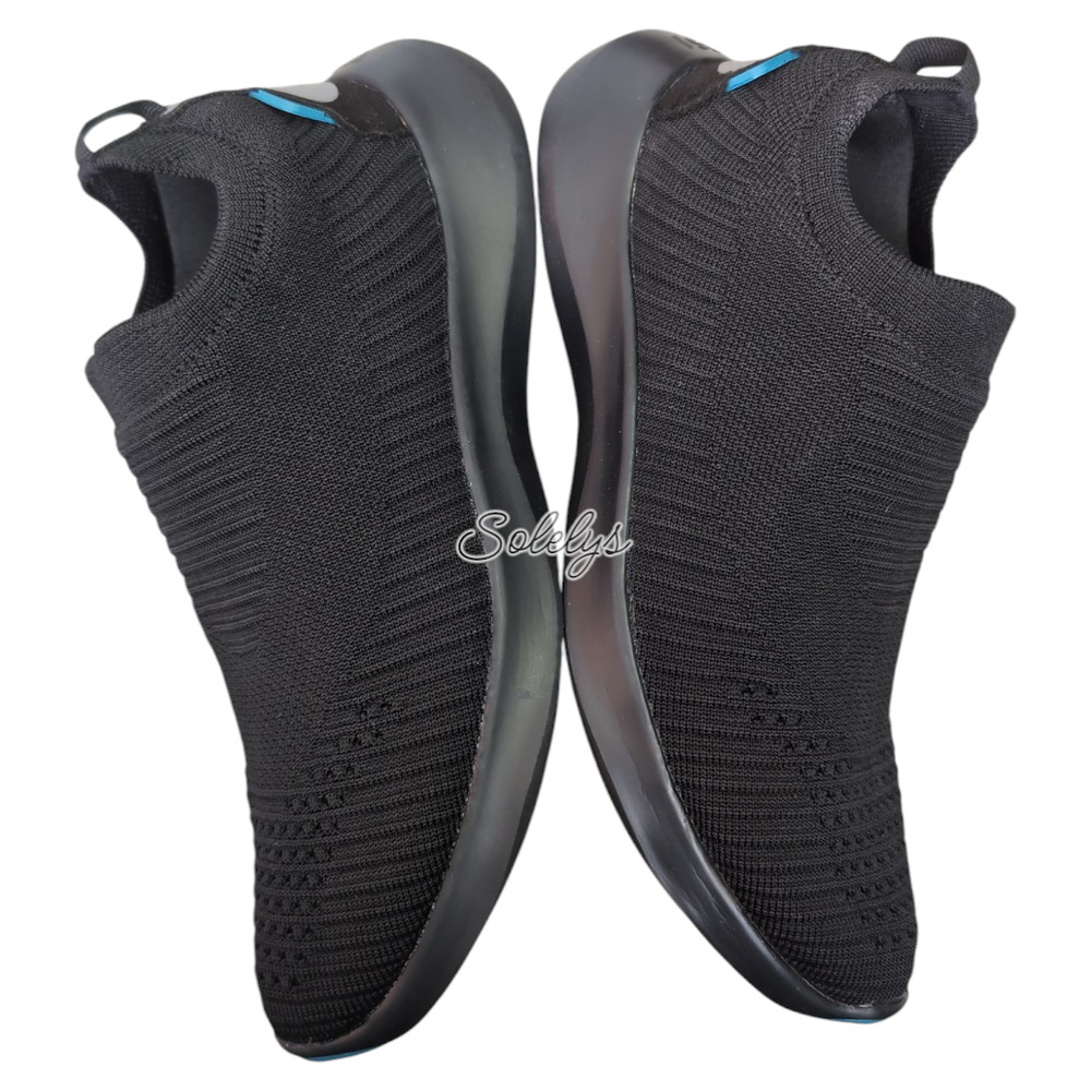 Vessi Black Slip-On Knit Athletic Shoes - Picture 12 of 13